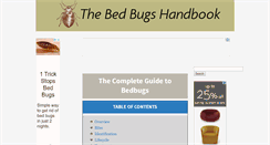 Desktop Screenshot of bed-bugs-handbook.com